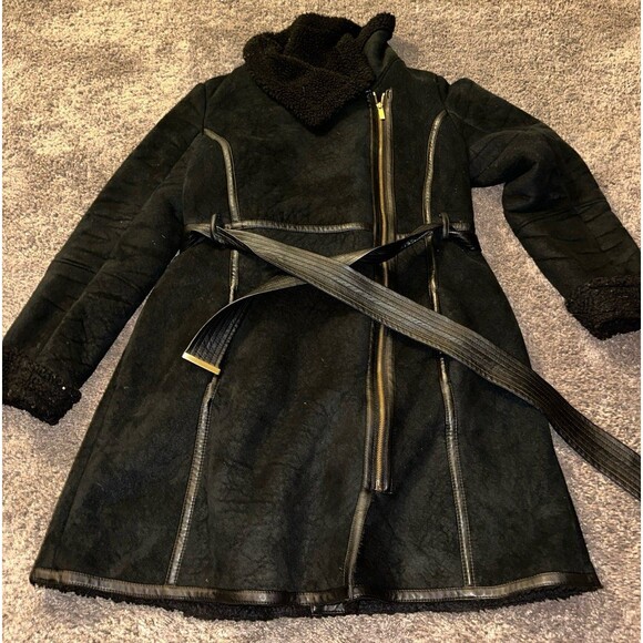 belle badgley mischka coat fleece - Picture 1 of 6